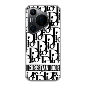 Чехол (Dior, Prada, YSL, Chanel) для Huawei Pura 70 PRO (Christian Dior)