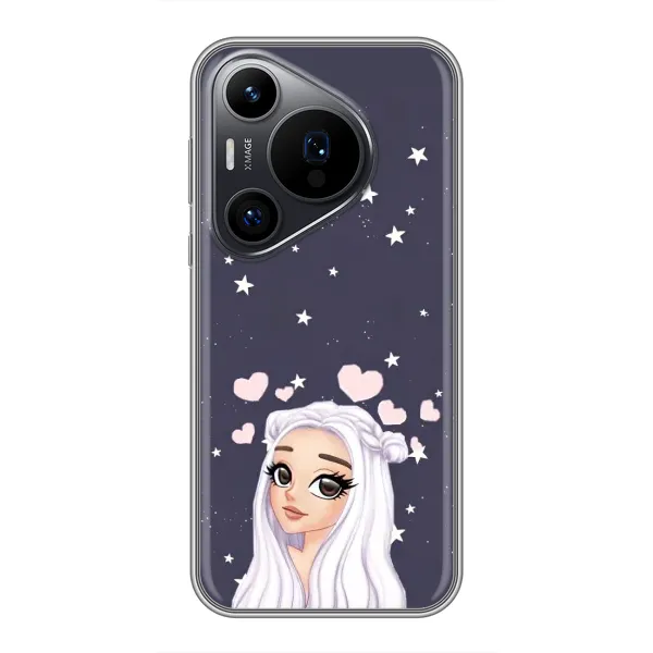 Чехол с рисунком «Девушка и сердечки» для Huawei Pura 70 PRO Чехол с рисунком «Девушка и сердечки» для Huawei Pura 70 PRO