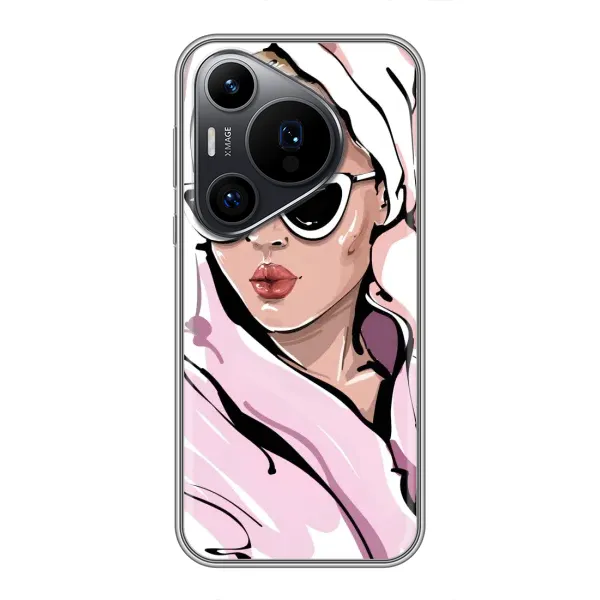 Чехол с рисунком «Девушка в халате» для Huawei Pura 70 PRO Чехол с рисунком «Девушка в халате» для Huawei Pura 70 PRO