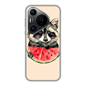 Силиконовый Чехол с Енотами на Huawei Pura 70 PRO (Енот)