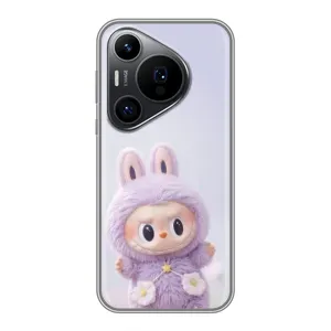 Чехол с принтом Лабубу для Huawei Pura 70 PRO (Фиолетовый Лабубу)