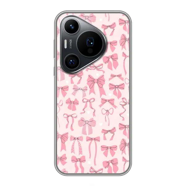 Чехол с рисунком «Фон бантики» для Huawei Pura 70 PRO Чехол с рисунком «Фон бантики» для Huawei Pura 70 PRO