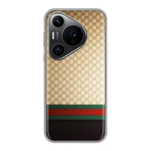Чехлы Бренд GUCCI для Huawei Pura 70 PRO (Фон Гуччи)