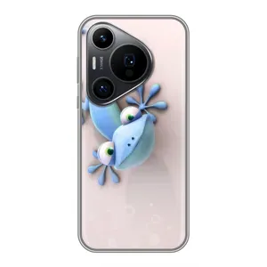 Чехлы с изображением разных животных для Huawei Pura 70 PRO (Геккон)