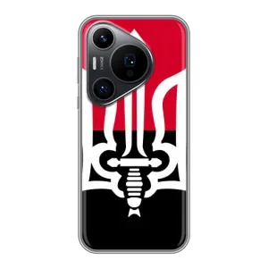 Чохли УПА (Червоно-Чорний) на Huawei Pura 70 PRO (Герб України)