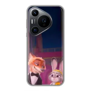 Силиконовый чехол с принтом Зоотрополіс для Huawei Pura 70 PRO (Главные герои)