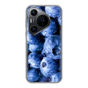 Чехол с изображением  вкусной еды для Huawei Pura 70 PRO (Голубика)