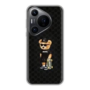 Чехлы Мишка Тедди для Хuawei Пюра 70 ПРО (GUCCI Teddy)