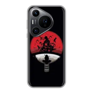 Чехлы с картинкой Итачи Учиха на Huawei Pura 70 PRO (Итачи на черном)