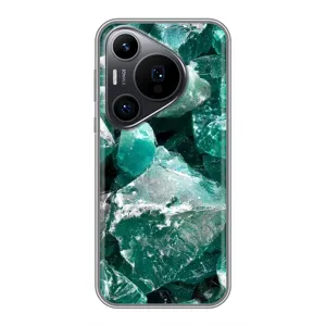 Чехол (Дорого -богато) на Huawei Pura 70 PRO (Изумруд)