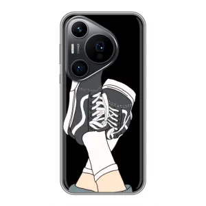 Чохол з Прикольним Принтом на Huawei Pura 70 PRO (Кеди)