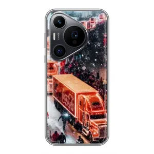 Чехлы на Новый Год Huawei Pura 70 PRO (Кока Кола)