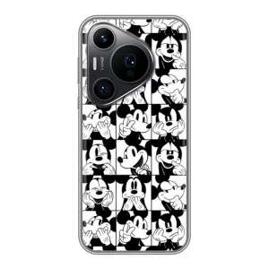 Чехлы с принтом Микки Маус на Huawei Pura 70 PRO (Коллаж Микки Маус)