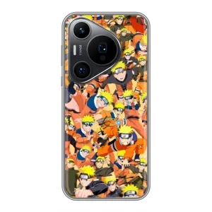Чехлы с принтом Наруто на Huawei Pura 70 PRO (Коллаж Наруто)