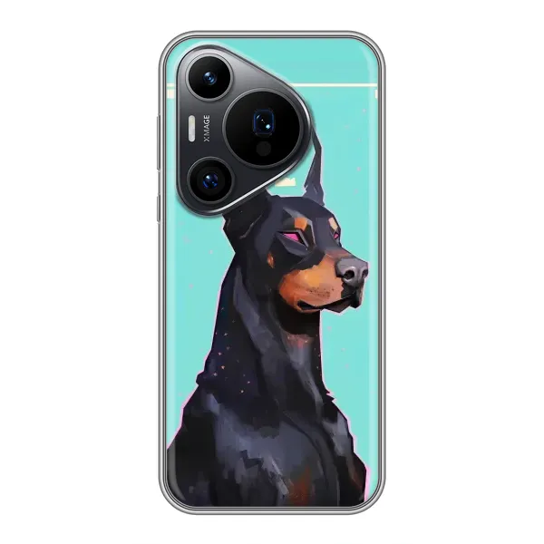 Чехол с рисунком «Король доберман» для Huawei Pura 70 PRO Чехол с рисунком «Король доберман» для Huawei Pura 70 PRO