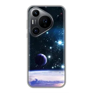 Чохол (ТПУ) з планетами на Huawei Pura 70 PRO (Космічний вид)