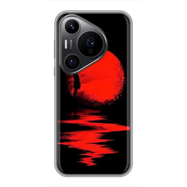 Чехол с рисунком «Красный Закат» для Huawei Pura 70 PRO Чехол с рисунком «Красный Закат» для Huawei Pura 70 PRO