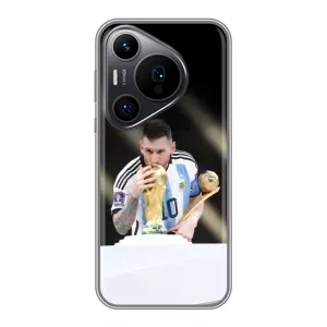 Чехлы Лео Месси Аргентина для Huawei Pura 70 PRO (Кубок Мира)