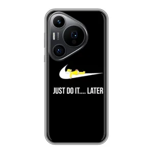 Силиконовый Чехол на Huawei Pura 70 PRO с картинкой Nike (Later)