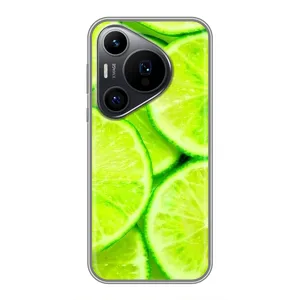 Чехол с изображением  вкусной еды для Huawei Pura 70 PRO (Лайм)