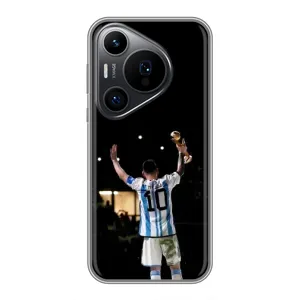 Чехлы Лео Месси Аргентина для Huawei Pura 70 PRO (Лео Чемпион)