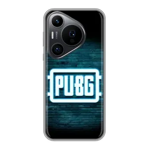 Чехол (TPU) с картинкой "Лого Пабг" на Хuawei Пюра 70 ПРО (Лого PUBG)