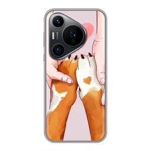 Чехол (ТПУ) Милые собачки для Huawei Pura 70 PRO (Любовь к собакам)