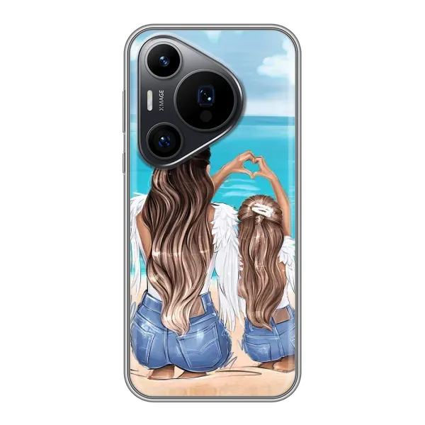 Чехол с рисунком «Мама и дочь» для Huawei Pura 70 PRO Чехол с рисунком «Мама и дочь» для Huawei Pura 70 PRO