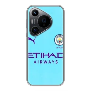 Силиконовые Чехлы принт Футбол на Huawei Pura 70 PRO (Man City)
