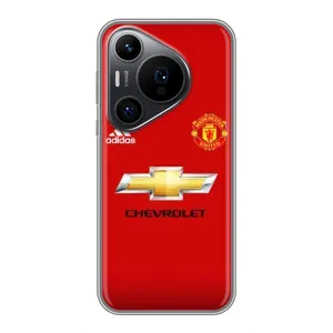 Силиконовые Чехлы принт Футбол на Huawei Pura 70 PRO (Man United)