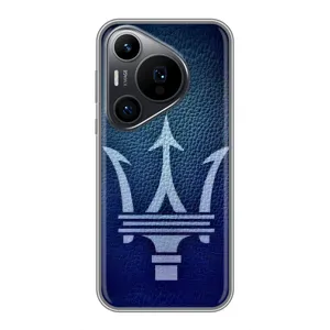Чехлы с тематикой "Крутые машины" на Huawei Pura 70 PRO (Лого Maserati)