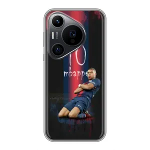 Чехол (TPU) с Футболистом на Huawei Pura 70 PRO (MBAPPE 10)