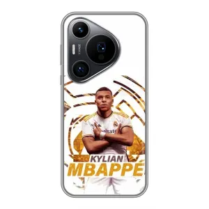 Чехол (TPU) с Футболистом на Huawei Pura 70 PRO (Мбаппе Реал)