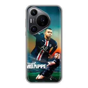 Чехол (TPU) с Футболистом на Huawei Pura 70 PRO (MBAPPE)