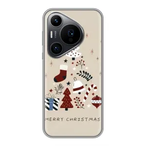 Чехол Санта Клаус для Huawei Pura 70 PRO (Merry Christmas)
