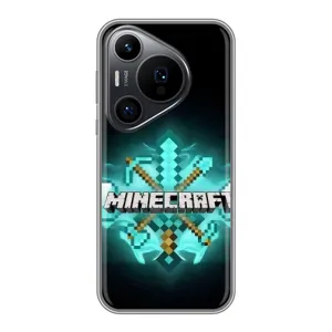 Чехол майнкрафт для Huawei Pura 70 PRO (MineCraft 2)