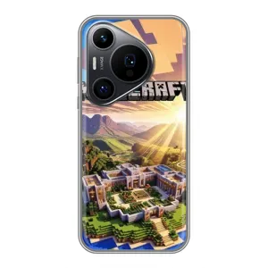 Чехол майнкрафт для Huawei Pura 70 PRO (MINECRAFT)