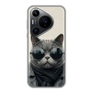 Чехол на тематику: Коты для Huawei Pura 70 PRO (Модный кот)