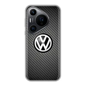 Чехол "Фольксваген" для Huawei Pura 70 PRO (На карбоне)