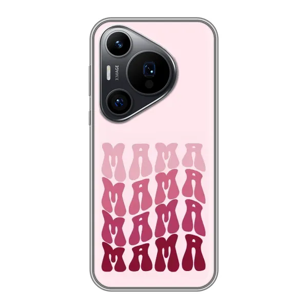 Чехол с рисунком «Надпись мама» для Huawei Pura 70 PRO Чехол с рисунком «Надпись мама» для Huawei Pura 70 PRO