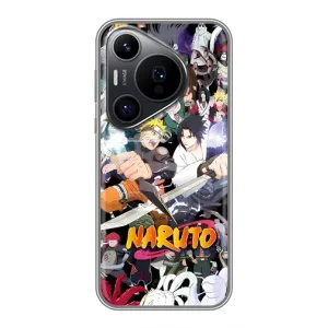 Купить Чехлы на телефон с принтом Anime для Huawei Pura 70 PRO (Наруто постер)