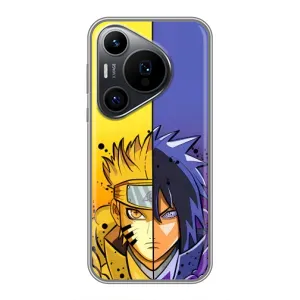 Купить Чехлы на телефон с принтом Anime для Huawei Pura 70 PRO (Naruto Vs Sasuke)
