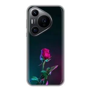 Чехлы с принтом Розочки для Huawei Pura 70 PRO (Ночная роза)