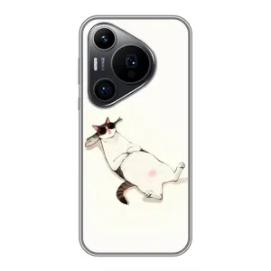 Чехол на тематику: Коты для Huawei Pura 70 PRO (Отдых)