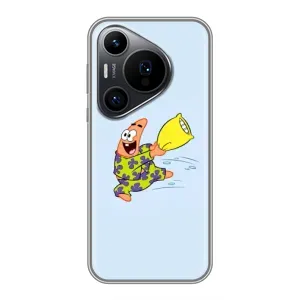 Чехлы с Патриком на Huawei Pura 70 PRO (Патрик с подушкой)
