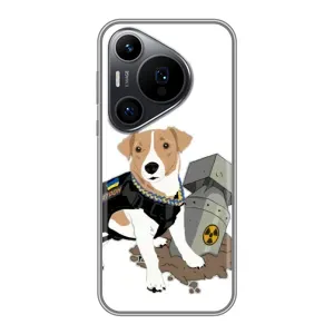 Чехол с принтом Собаки Патрон для Huawei Pura 70 PRO (Пёс Патрон с ракетой)