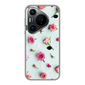 Чехлы с принтом Розочки для Huawei Pura 70 PRO (Разные цветы)