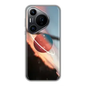 Чохол (ТПУ) з планетами на Huawei Pura 70 PRO (Сатурн)