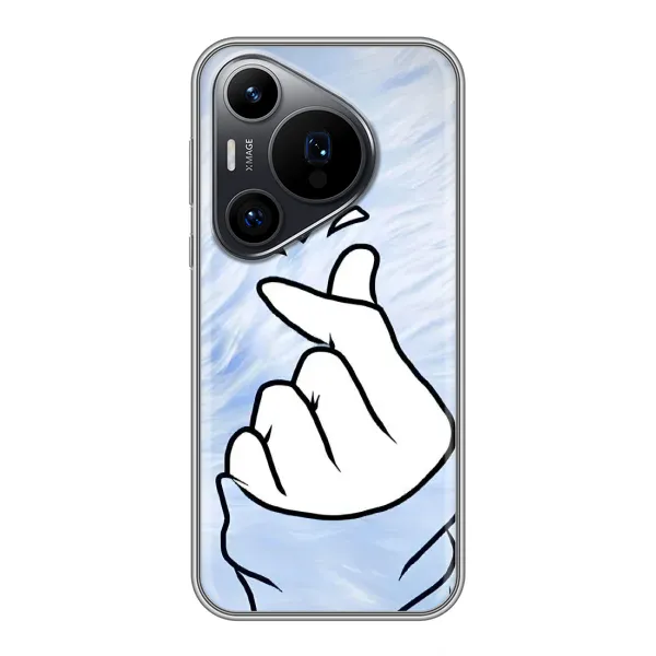 Чехол с рисунком «Сердечка знак» для Huawei Pura 70 PRO Чехол с рисунком «Сердечка знак» для Huawei Pura 70 PRO