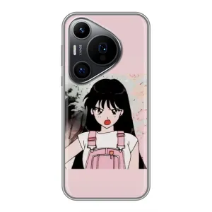 Чехол с персонажами АНИМЕ на Huawei Pura 70 PRO (Сейлор Марс)